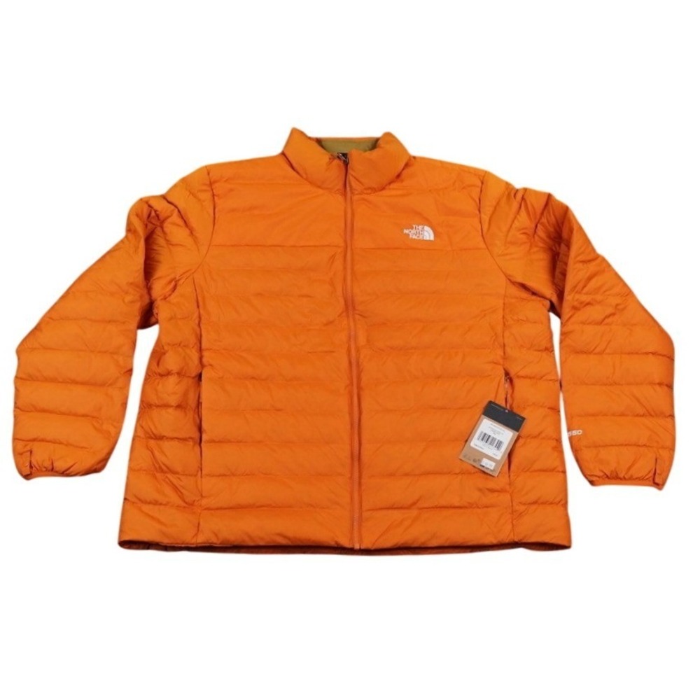 The North Face Minoqua Down Jacket Men XXL Desert Rust Orange 550 Fill Puffer